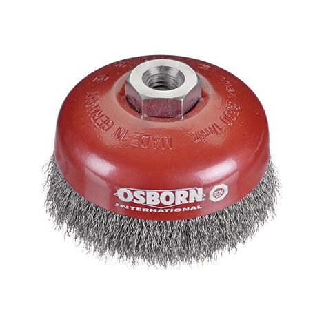 Brosse à fil pour meuleuse - Ø 100 mm - fil acier - Ø du fil 0.2 mm - OSBORN