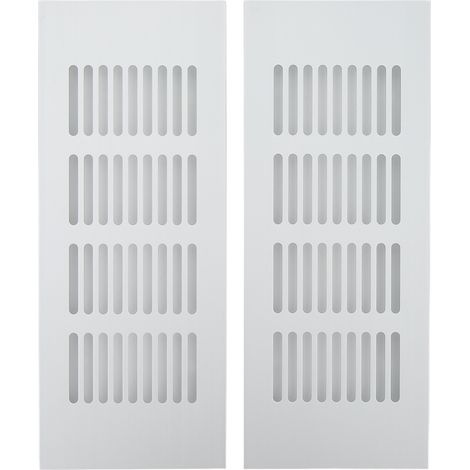 Il s'agit d'une grille de ventilation rectangulaire en alliage d'aluminium pour la dissipation de la chaleur, adaptée aux armoires, penderies, camping-cars et caravanes. Ses dimensions sont de 80 x 20 (1/5)