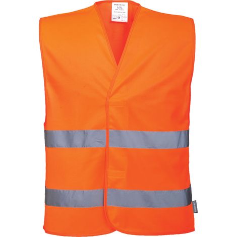 Chaleco de Banda Doble - Talla Xxs/xs - Naranja - Portwest