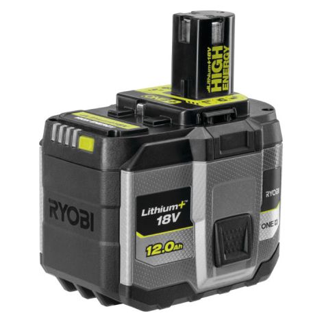 Ryobi – Batterie 18V LithiumPlus High Energy 12.0Ah – Indicateurs lumineux de charge – Autonomie prolongée pour travaux énergivores (1/6)