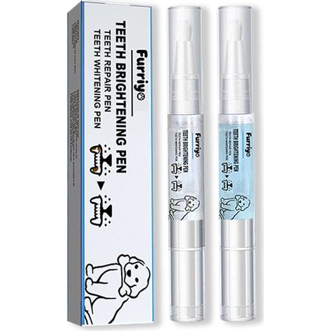 Furriyo Pet Teeth Cleaning Pen: Cleans teeth, removes plaque and stains, freshens breath and is an oral hygiene pen. (1/5)