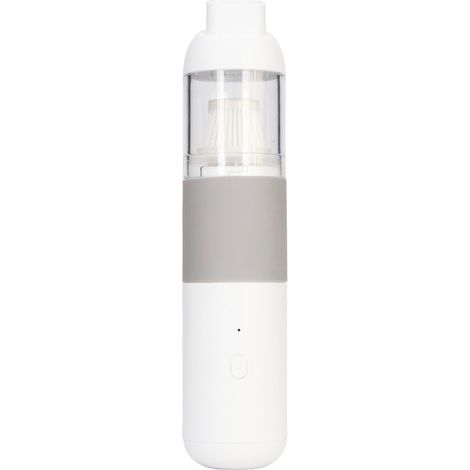 Aspirateur portatif sans fil rechargeable, mini, aspiration puissante de 20 000 Pa, pour voiture et usage industriel, blanc et gris. (1/5)