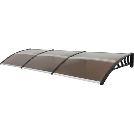 Tenda da sole, protezione per esterni, design moderno, marrone (1/2)