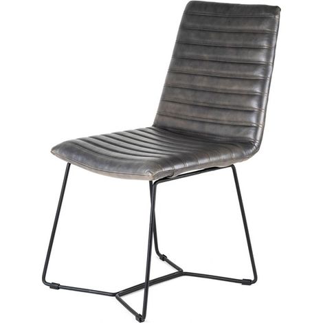 86 Cm Leather Chair - L55 x W45 x H86 cm