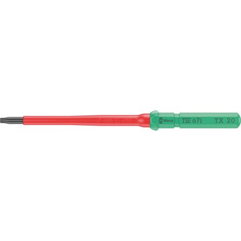 Wera VDE Wechselklinge für TX Schrauben, Kraftform Kompakt VDE 67 i TX Take it easy, TX 20 x 157 mm (1/5)