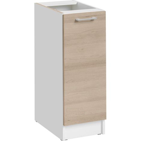 Mueble bajo de cocina Eco Roble Natural 1 puerta L 30 cm (1/5)