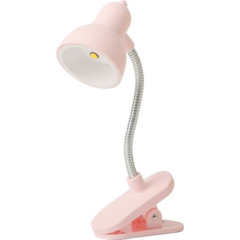 Lampe De Bureau À Pince Rotative - Collier Rotatif 360 Degrés - Lumière Chaude - Pour Bureau Chevet Étude - 1 Pièce (1/5)