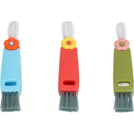3 in 1 Cup Lid Cleaning Brush Set Multifunctional Bottle Cup Crevice Cleaning Tools for Home Kitchen (1/5)