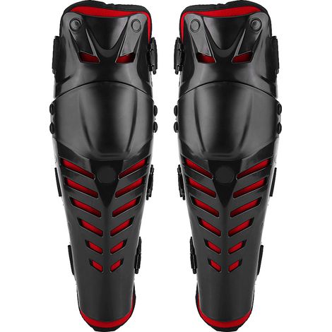 Genouillères pour VTT, coque en plastique PE, élégantes, confortables, résistantes à l'usure, équipement moto pour la randonnée, la course, l'escalade (1/5)