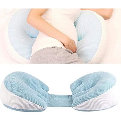 Coussin de Grossesse,Housse Lavable, Confortable Soutient Le Dos, Les Fesses, Les Jambes (1/4)