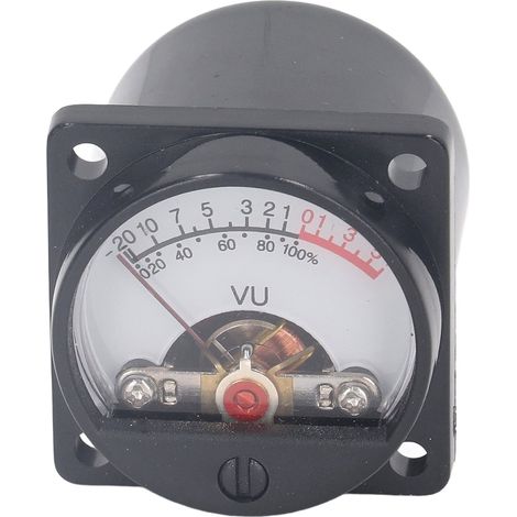 Lot de 2 VU-mètres avec indicateur de niveau audio et rétroéclairage LED (1/5)