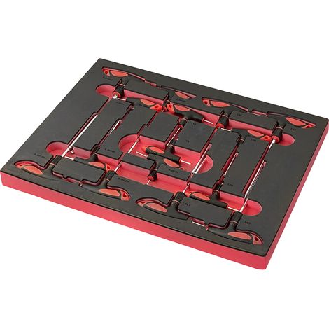 Assortimento di 15 utensili SOGI TER-07 - chiavi maschio esagonale bombate - chiavi maschio Torx - con impugnatura (1/5)