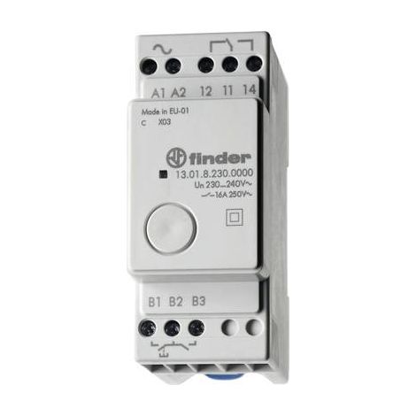 Finder 13 Series Relais de puissance 1 RT, bobine 12V c.a. / V c.c. Rail DIN 2.5W ( Prix pour 1 ) (1/2)
