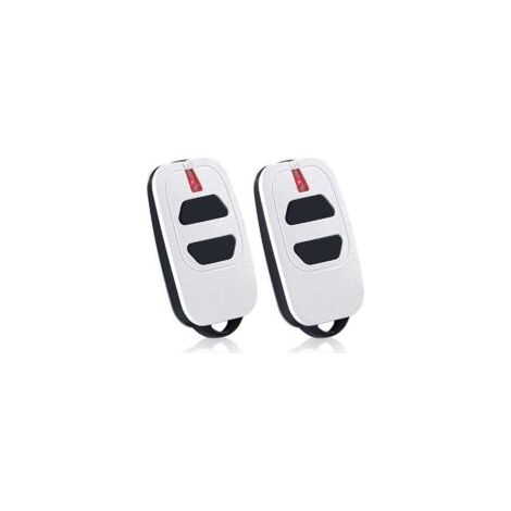 Mando a distancia para puerta de garaje de 433,92 MHz compatible con los mandos a distancia DEA GTI2/4, GT2/4, Mio TR2/4 y Mio TR2N/4N, paquete de 2 unidades.