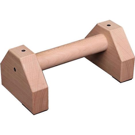 Liegestützgriffständer aus Holz mit Klimmzugstangen, rutschfester Unterseite, Heimtrainingsgerät, Griffe für Krafttraining, 25 cm (1/5)