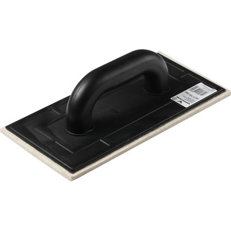 Truelle en plastique avec feutre 5 mm 280 x 140 mm pour le nettoyage après jointoiement Vorstahl (1/3)