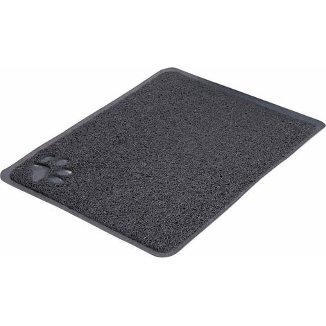 Tappetino per Lettiera per Gatti Trixie Antracite PVC 37 × 45 cm