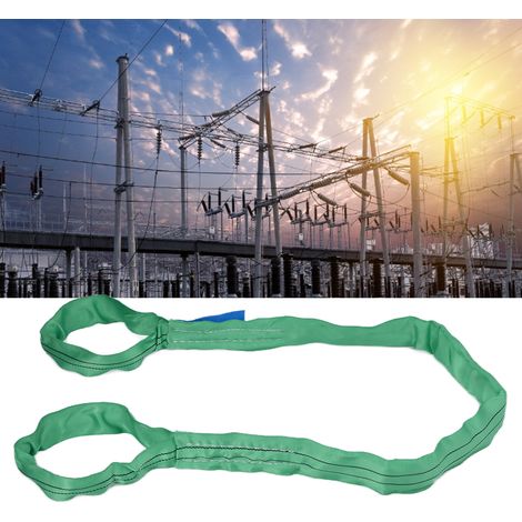 Sangle de suspension flexible à double boucle 2T 3,15 po 3 m (1/5)