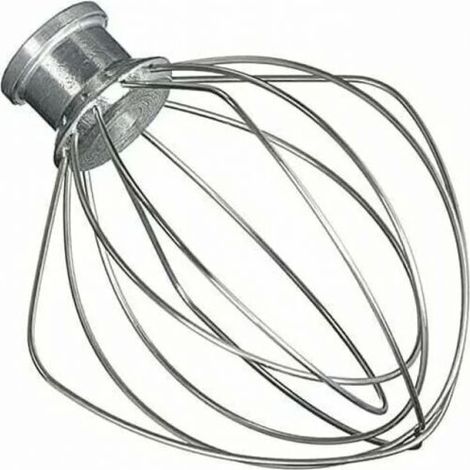 Frusta in acciaio inox compatibile con KitchenAid K45WW, KSM150, KSM160, K45, KSM90 – Accessorio per impastatrice planetaria per impieghi gravosi