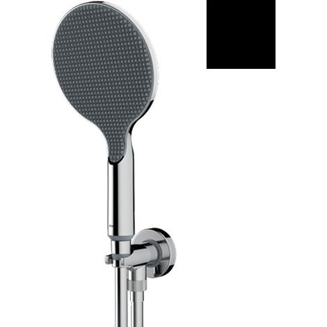 Ensemble pomme de douche et prise d'eau noir mat Apice - Bossini CE3002C073
