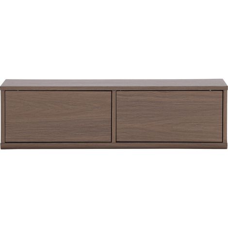 Dragh meuble tV 2 tiroirs muraux moka. (1/5)