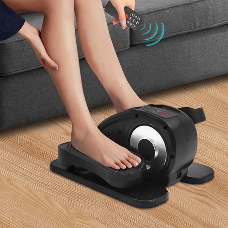 50W Electric Pedal Exerciser, Seated Elliptical Machine with Remote Control,Five-speed Regulation,Mini Cycle Trainer, Sit down Foot Step Machine Leg Exercise Equipment for Home Use (1/5)