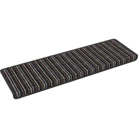 Self-adhesive Stair Mats 15 pcs Anthracite 65 x 21 x 4 cm vidaXL
