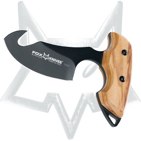 Fuchs europäisches Festmesser, Bld N690, Olivenholz (1/2)