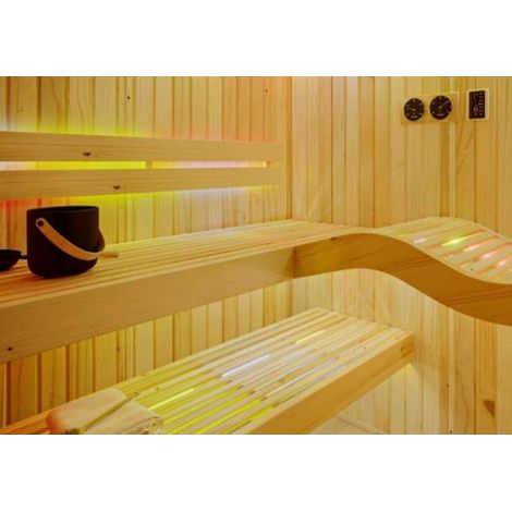 Kit complet de bandes lumineuses LED RVB et blanc chaud FinnTherm (1/2)