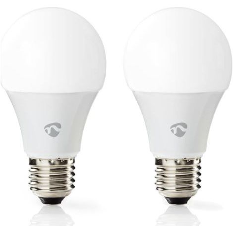 Lot de 2 ampoules LED à variation de couleur connectée et autonome / Douille E27 - NEDIS (1/5)