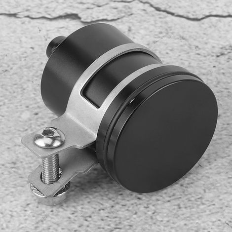 Réservoir d'huile de frein et d'embrayage universel pour moto avec support, noir (1/5)