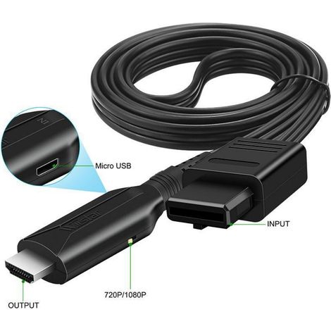 Câble HDMI pour N64, Super Nintendo et GameCube - Adaptateur 1 mètre (1/5)