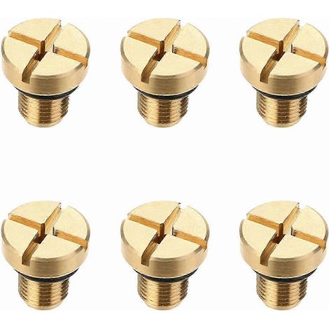 Vis de purge du vase d'expansion du liquide de refroidissement plaquée or, compatible avec les modèles E36, E39 et E46 (1/5)