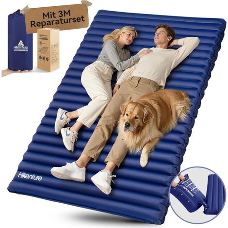 Matelas Isolant pour 2 Personnes, Double Matelas Isolant Ultra léger Gonflable, Matelas Gonflable de Camping (1/5)