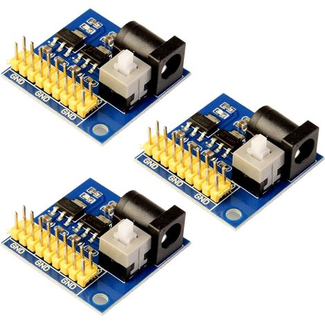 Adaptateur d'alimentation pour planche à pain multi-sorties DC-DC 12 V à 3,3 V 5 V 12 V Module d'alimentation pour planche à pain (3 pièces) (1/5)