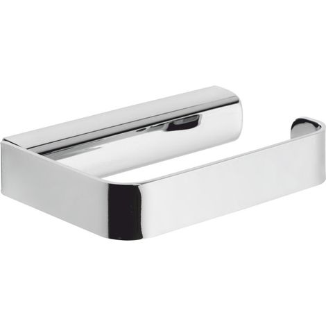 Porta Rotolo Carta Igienica Bagno WC in Acciaio Moderno Serie 25