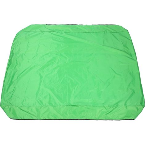 Accessorio per ringhiere da esterno impermeabile, antipolvere e antivento, di colore verde, per giardino o cortile. (1/5)