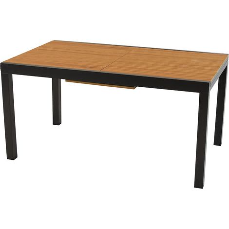 Ausziehtisch 150 (200) x 90 cm Alu/Kunststoff