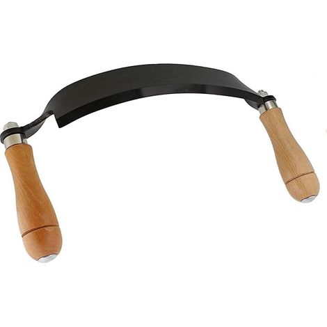 8" Curved Woodworking Shaving Knife Bark Peeler (1/5)