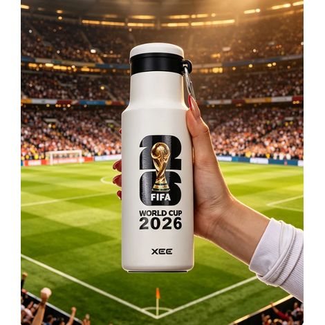 Isolierte Trinkflasche zur WM 2026, 450 ml, Edelstahl 316, auslaufsicher, ideal für Auto und Outdoor-Sport, hält Getränke warm und kalt
