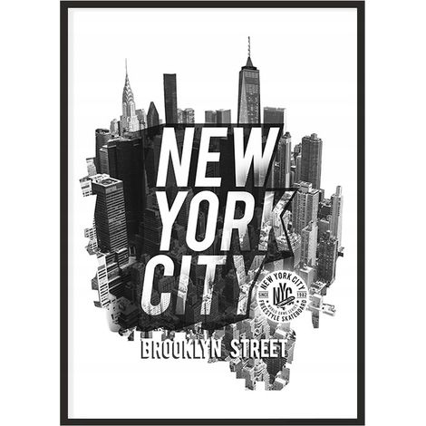 POSTER FOTOGRAFICO IN CORNICE 53x73 cm New York P1085 (1/4)