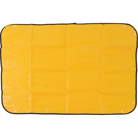 Ampio tappetino in ceramica arancione per trapiantare le piante e tenere in ordine