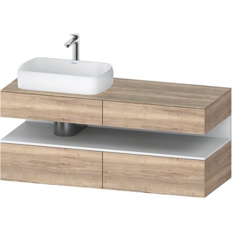 Duravit Collection One Meuble sous-vasque sur console, 2 tiroirs,