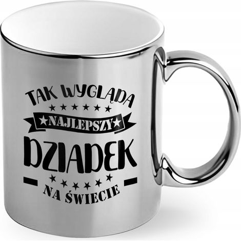 GESCHENK FÜR OPA SILBERNE TASSE ZUM OPATAG DER BESTE OPA
