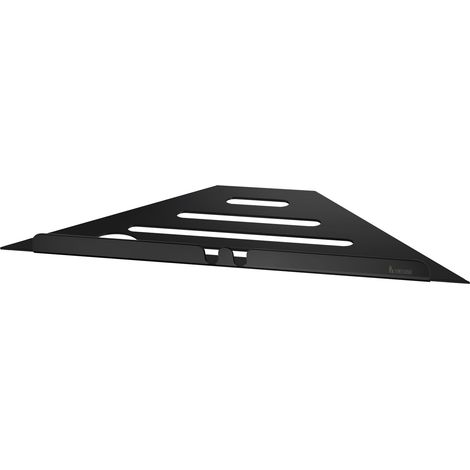 Smedbo SIDELINE - Eckregal zum einfliesen, Edelstahl Schwarz, 200 x 200 mm DB3060 (1/3)
