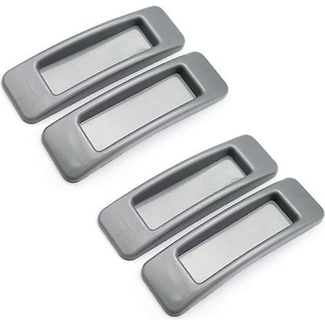 Graue, selbstklebende Küchentür- und Schrankgriffe, 4er-Set (1/5)