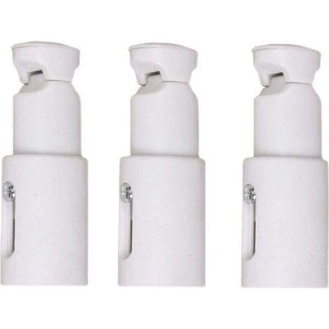 Fixations pour radiateur sèche serviette – Lot de 3 supports réglables – Convient aux radiateurs droits et courbés – Installation facile