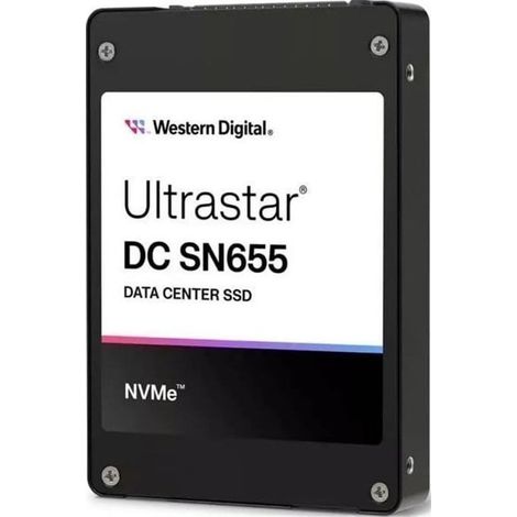 SanDisk Ultrastar DC SN655 de 2,5", 3840 GB, PCI Gen4, NVMe 1.4b, ISE