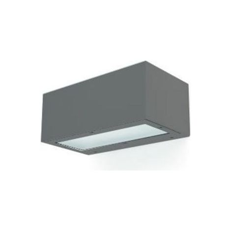 Supporto a parete ISORA IP65 LED SMD 8.30W 1595lm(893lm) CRI80 4000K Grigio