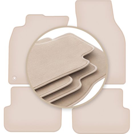 Tapis beiges PREMIUM pour : Audi A6 C6 FL berline, break, avant 2006-2011 (1/5)
